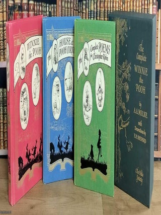 The Complete Winnie the Pooh, with Decorations by E.H. Shepard. 3 Volume Folio Society Edition. A A. Milne.