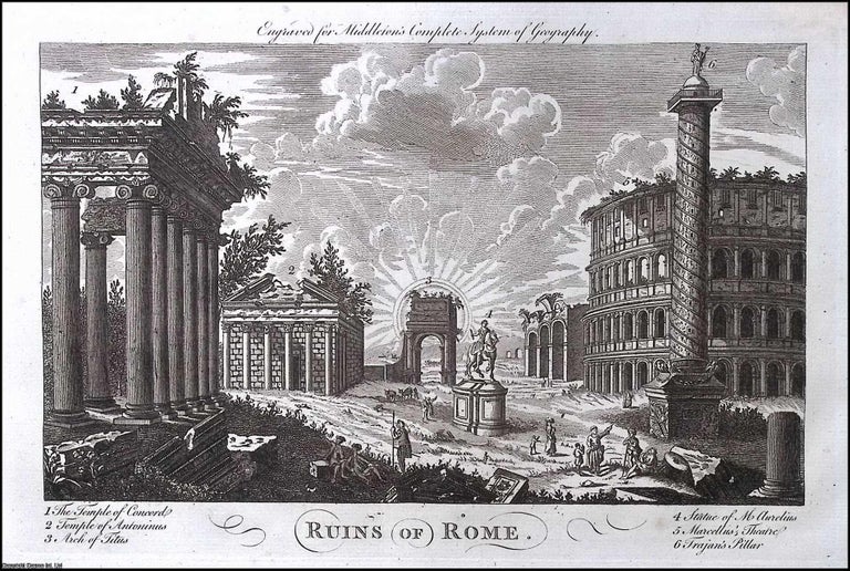 Item #376541 Ruins of Rome. 1778 : Image area, 18 x 27 cms approx. An original 18th century...