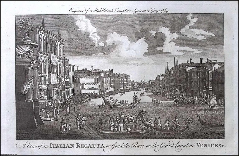 Item #376558 A View of an Italian Regatta or Gondola Race on the Grand Canal at Venice. 1778 :...