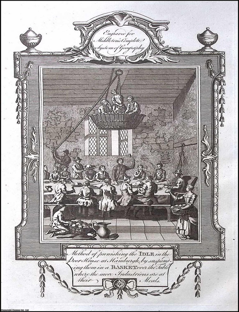 Item #376567 Punishing the Idle in the Poor House at Hamburg. 1778 : Image area, 18 x 27 cms...
