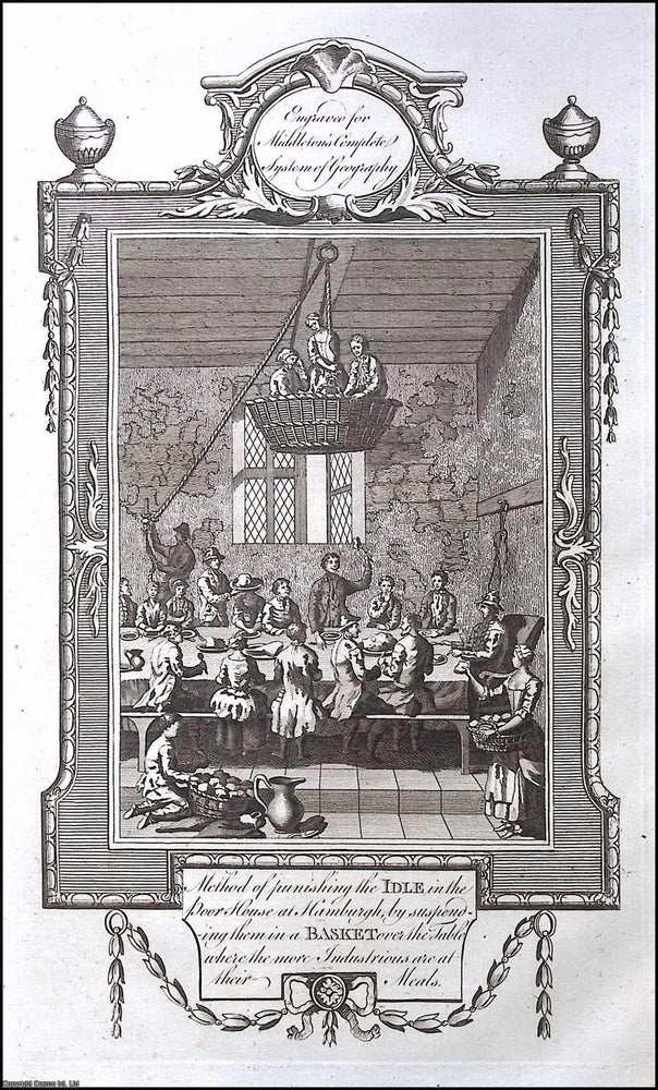 Item #376567 Punishing the Idle in the Poor House at Hamburg. 1778 : Image area, 18 x 27 cms...