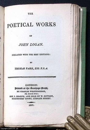 The Poetical Works of Tobias Smollet, Michael Bruce and John Logan by Thomas Park