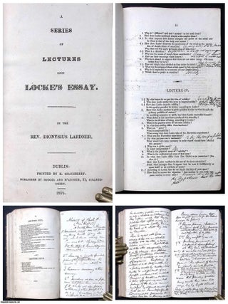 A Series of Lectures upon Locke's Essay [Concerning Human Understanding. Lardner on Locke - First.