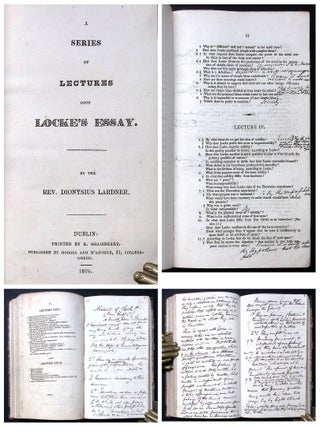 A Series of Lectures upon Locke's Essay [Concerning Human Understanding].