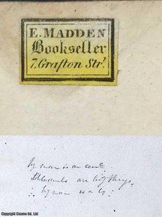 A Series of Lectures upon Locke's Essay [Concerning Human Understanding].