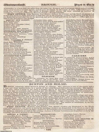 Westmoreland, 1828-29. The complete text from Pigot & Co's National Commercial Directory. WESTMORELAND.