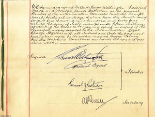 Item #406580 Legal Charge of 7 Townsend Street, Cheltenham; from George Henry Francis Hopkins,...