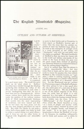 Item #406645 Cutlery and Cutlers at Sheffield. An original article from the English Illustrated...