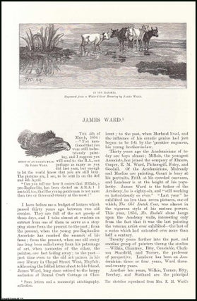 Item #406646 James Ward; Artist , Engraver, Printmaker. An original article from the English...