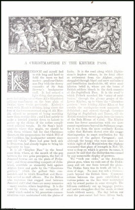 Item #406661 A Christmastide in the Khyber Pass. An original article from the English Illustrated...