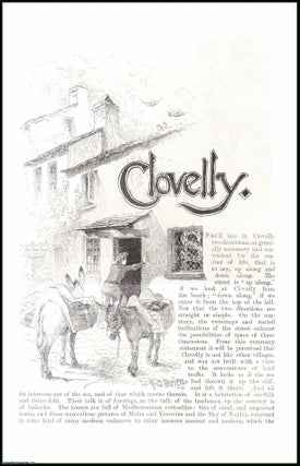 Item #406662 Clovelly, North Devon. An original article from the English Illustrated Magazine,...