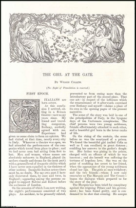 Item #406672 The Girl at the Gate, Part 1. An original article from the English Illustrated...