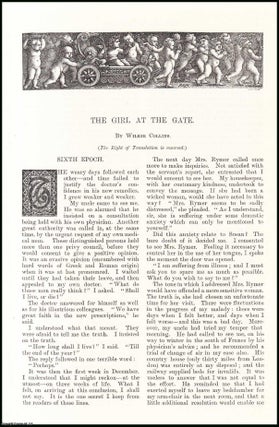 Item #406676 The Girl at the Gate, Part 2. An original article from the English Illustrated...
