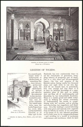 Item #406685 Legends of Toledo. An original article from the English Illustrated Magazine, 1885....