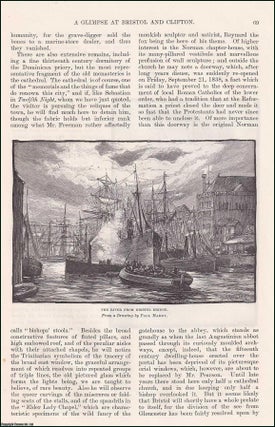 Item #406700 A Glimpse at Bristol and Clifton. An original article from the English Illustrated...