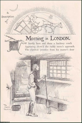 Item #406713 A Description of Morning in London - a Poem. An original article from the English...