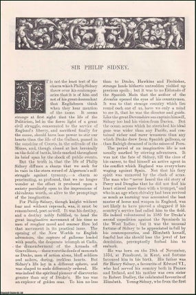 Item #406725 Sir Philip Sidney. An original article from the English Illustrated Magazine, 1887....