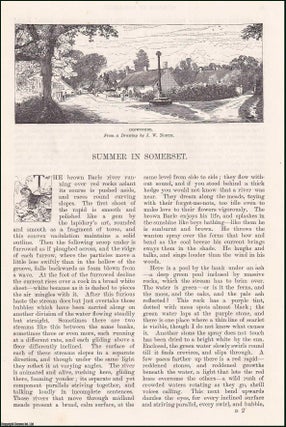 Item #406733 Summer in Somerset. An original article from the English Illustrated Magazine, 1888....