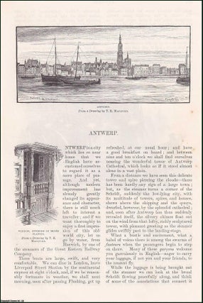 Item #406740 Antwerp. An original article from the English Illustrated Magazine, 1888. Katherine...