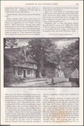 Item #406746 Penshurst, Kent; Glimpses of Old English Homes. An original article from the English...