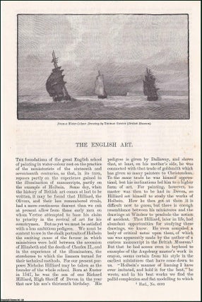 Item #406747 The English Art; Watercolour. An original article from the English Illustrated...