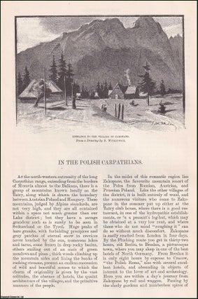 Item #406766 In the Polish Carpathian Mountains. An original article from the English Illustrated...