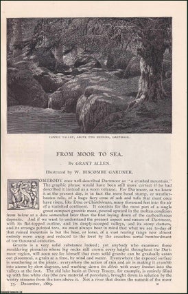 Item #406780 From Moor to Sea; the Dartmoor Region of Devon. An original article from the English...