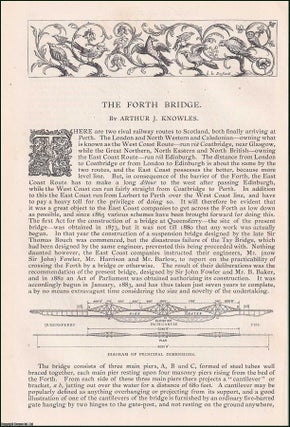 Item #406802 The Forth Bridge. An original article from the English Illustrated Magazine, 1890....