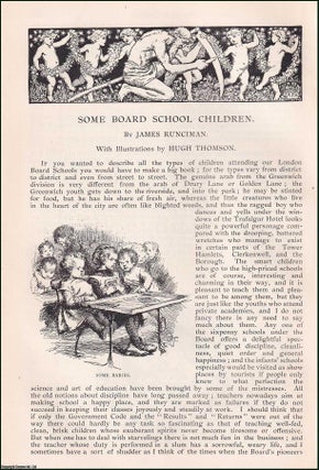 Item #406814 Board School Children. An original article from the English Illustrated Magazine,...