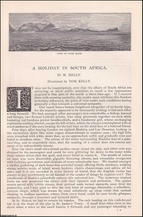 Item #406844 A Holiday in South Africa. An original article from the English Illustrated...