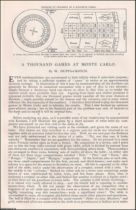 Item #406884 A Thousand Games at Monte Carlo; the Mathematical Probabilities of Roulette. An...