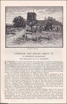 Item #406885 Cookham and Round About It. An original article from the English Illustrated...