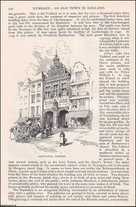 Item #406887 Nymegen: an Old Town in Holland. An original article from the English Illustrated...