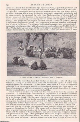 Item #406895 Turkish Girlhood. An original article from the English Illustrated Magazine, 1891....