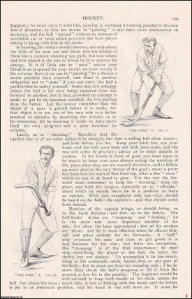 Item #406903 Hockey. An original article from the English Illustrated Magazine, 1892. Francis...