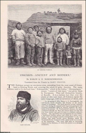 Item #406908 Eskimos, Ancient and Modern. An original article from the English Illustrated...