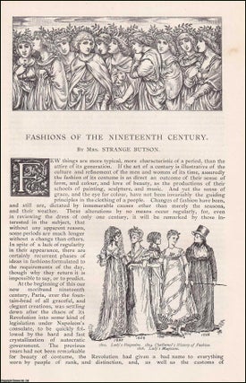 Item #406909 Fashions of the Nineteenth Century. An original article from the English Illustrated...