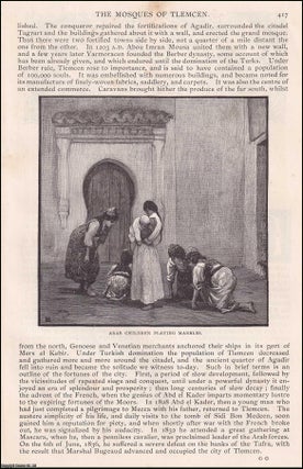 Item #406927 The Mosques of Tlemcen, Algeria. An original article from the English Illustrated...