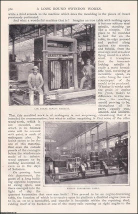 Item #406936 A Look Round Swindon Railway Works. An original article from the English Illustrated...