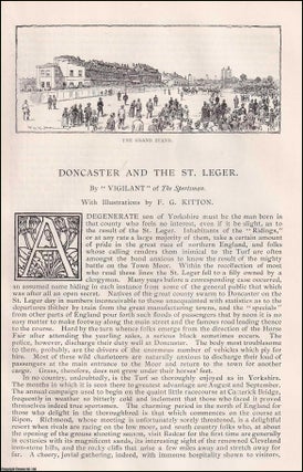Item #406962 Doncaster and the St. Leger. An original article from the English Illustrated...