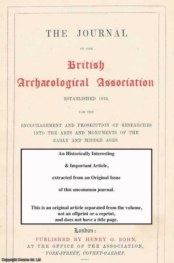 Item #407589 Carvings in Morse Ivory. An original article from The Journal of The British Archaeological Association, 1852. H. Syer Cuming.