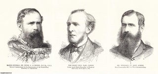Item #407645 Major-General Sir Peter S. Lumsden, Earl Cairns and Mr Benjamin St. John Ackers...