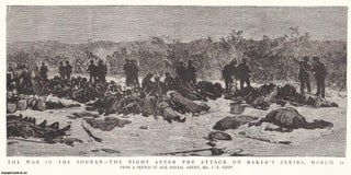 Item #407646 The War in the Soudan; the Night after the Attack on Baker's Zeriba, March 22 1885....