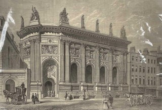 Item #408544 The National and Provincial Bank of England, at the Corner of Threadneedle Street...