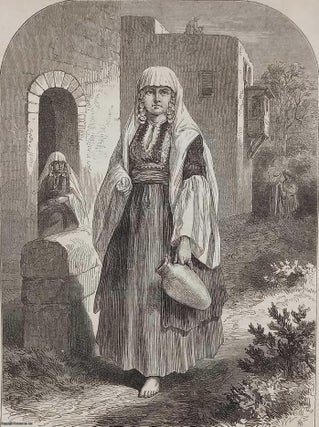 Item #408696 A Woman of Bethlehem. An original print and accompanying article from the...