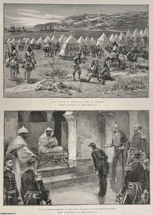 The Sultan of Morocco's Camp at Tangier, Naval Officers Presented. FROM, LIEUTENANT A. H.