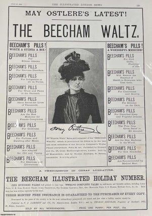 Item #408791 Beecham's Pills Advertisement: May Ostlere's Latest! The Beecham Waltz. An original...