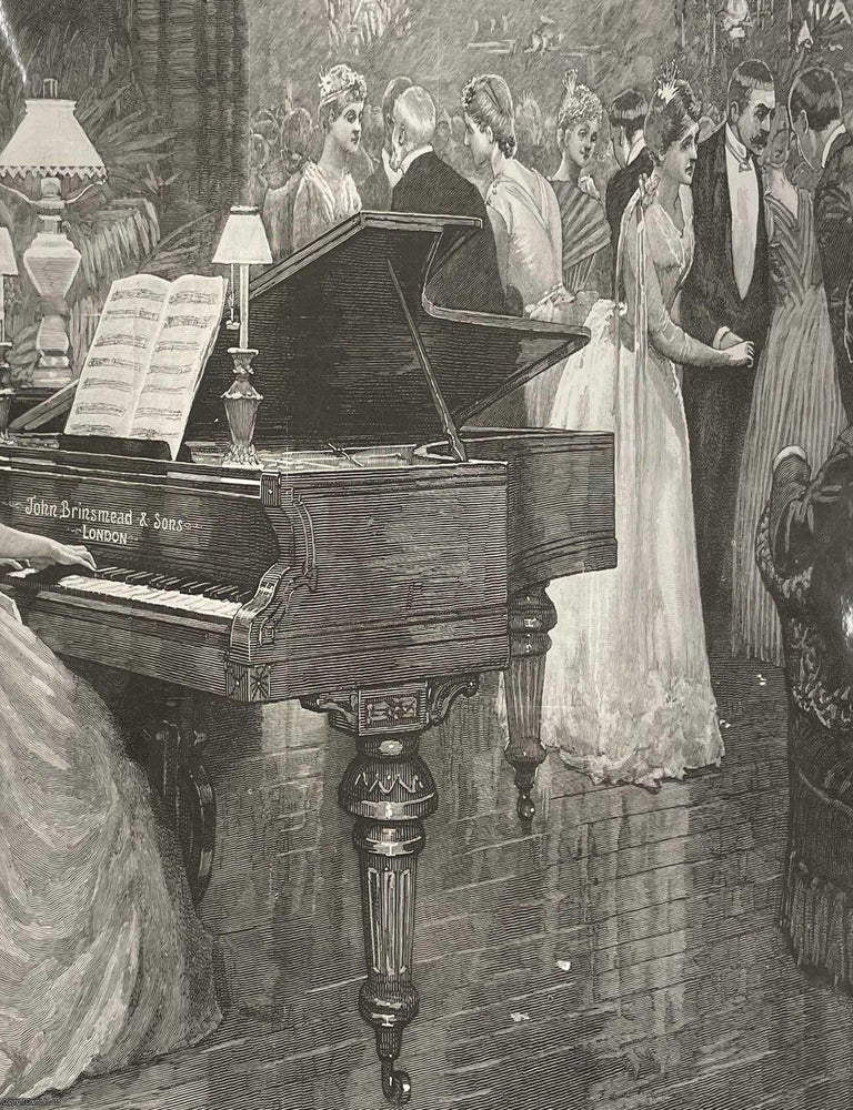 Item #408811 Christmas Festivities', Advertisement for John Brinsmead and Sons Pianoforte...