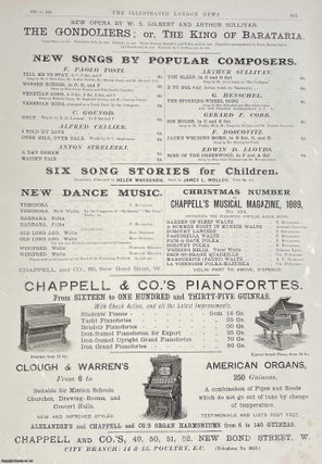 Item #408816 Chappell and Co, New Bond Street; Pianofortes, Harmoniums, Sheet Music etc. An...