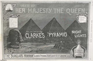 Item #408846 Clarke's Pyramid Night Lights, the 'Burglar's Horror'. An original print from the...
